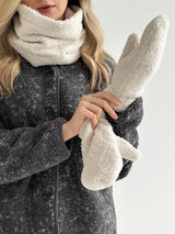 Rękawiczki TEDDY, białe