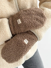 Rękawiczki TEDDY, brązowe