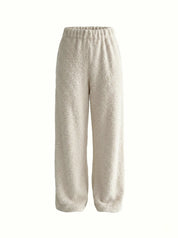Spodnie Soft frotte, mleczne