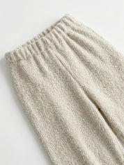 Spodnie Soft frotte, mleczne