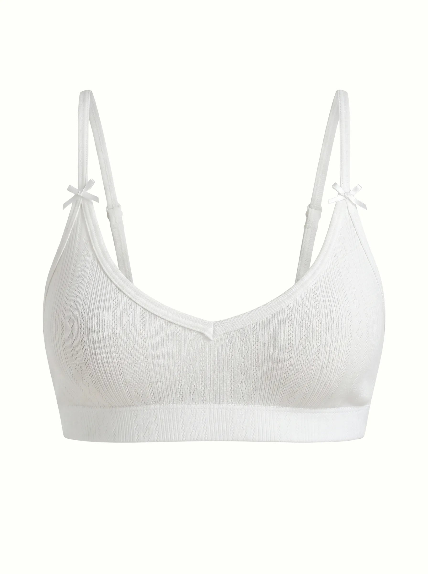 Top bielizniany basic, biały