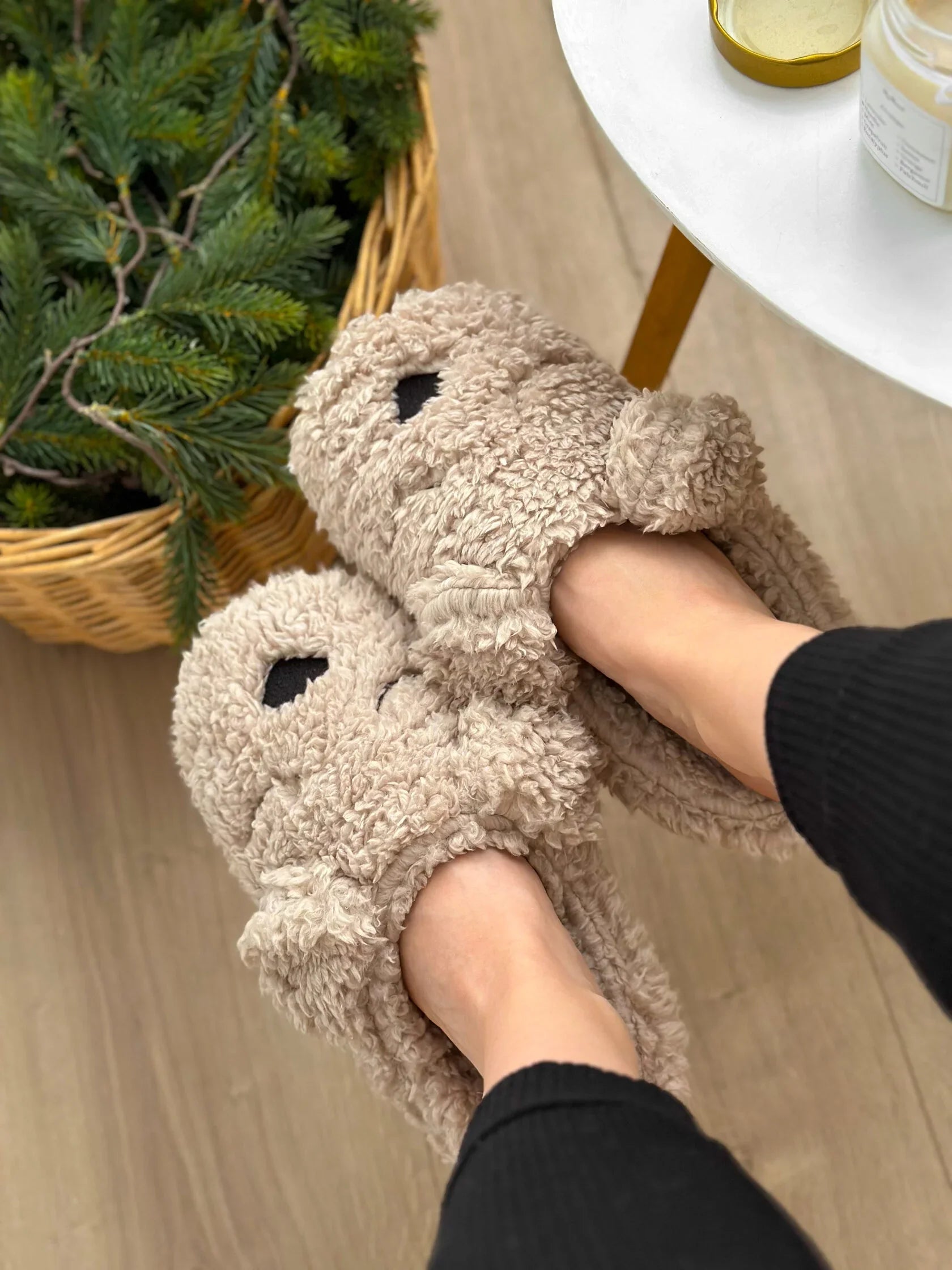 Kapcie damskie HS-LUX ANIMALS Miś