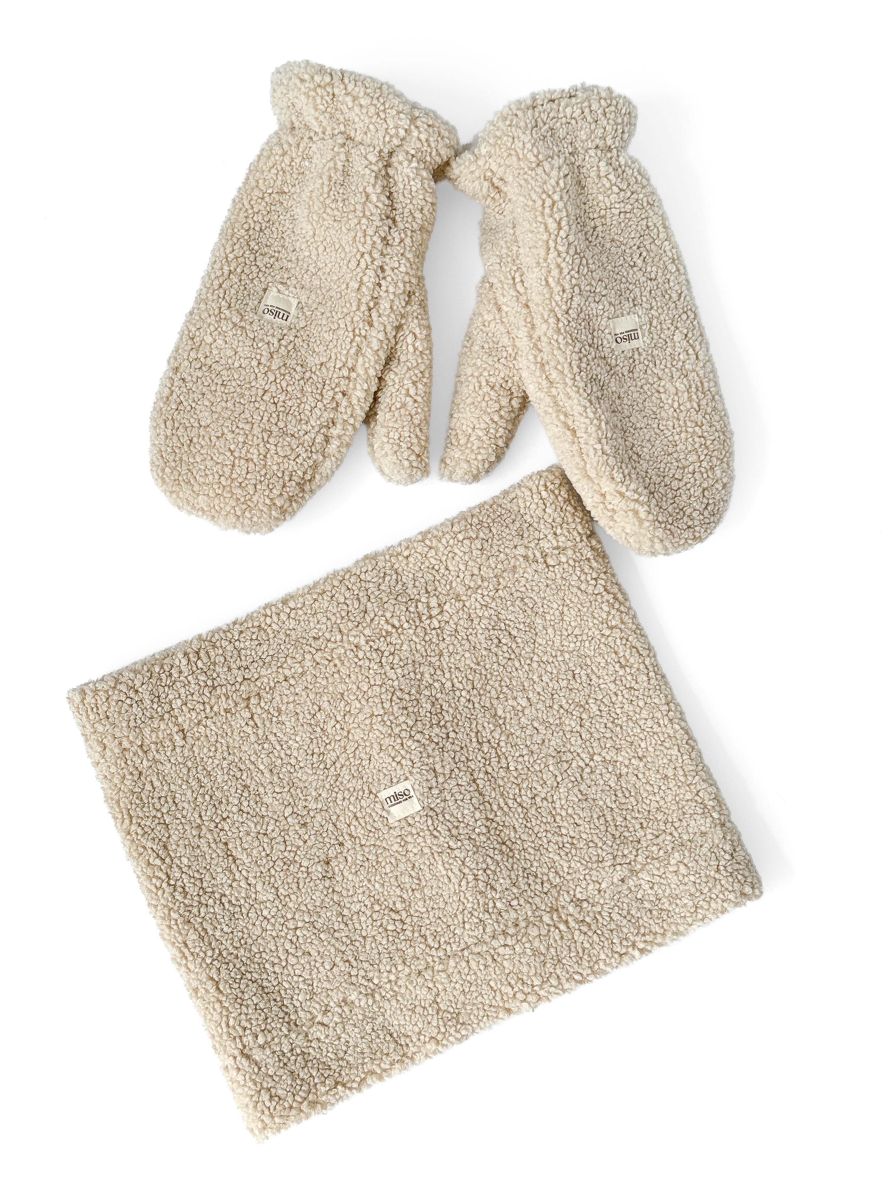 Rękawiczki TEDDY, beżowe