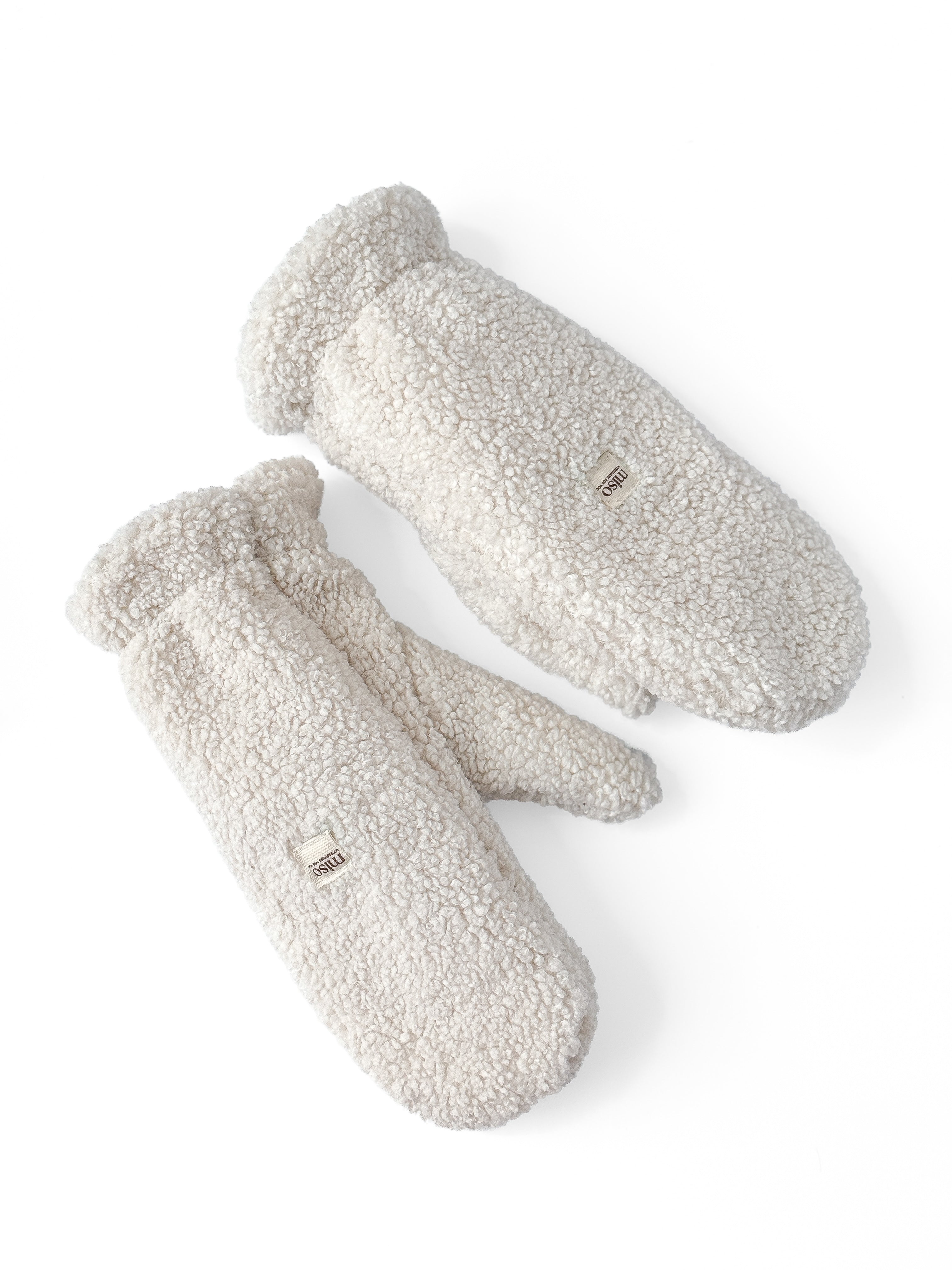 Rękawiczki TEDDY, białe