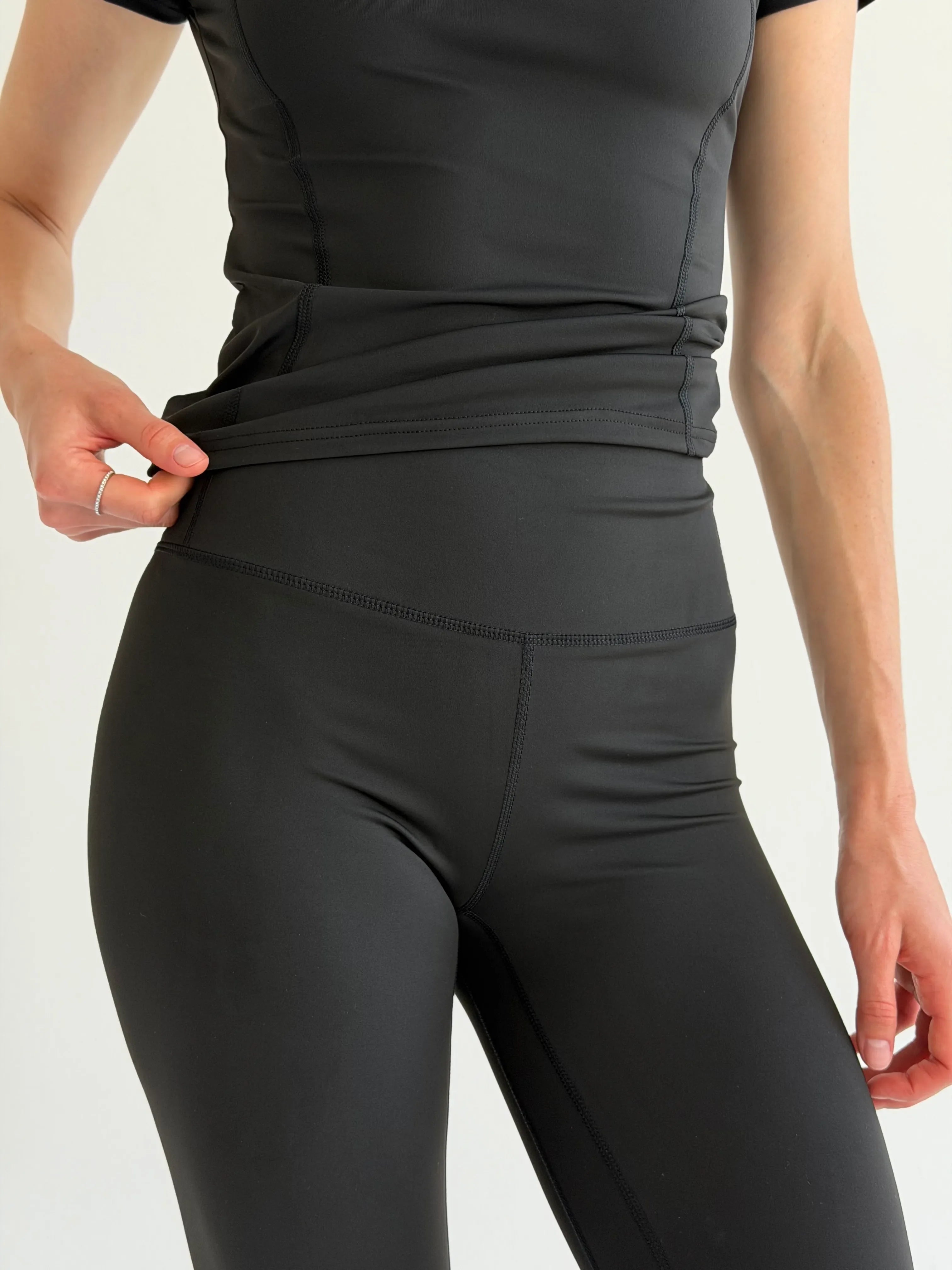 Legginsy do jogi, czarne