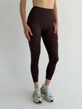 Legginsy do jogi, brązowe
