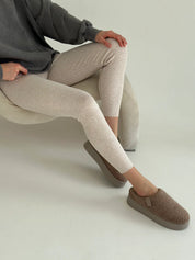 Legginsy, beżowe