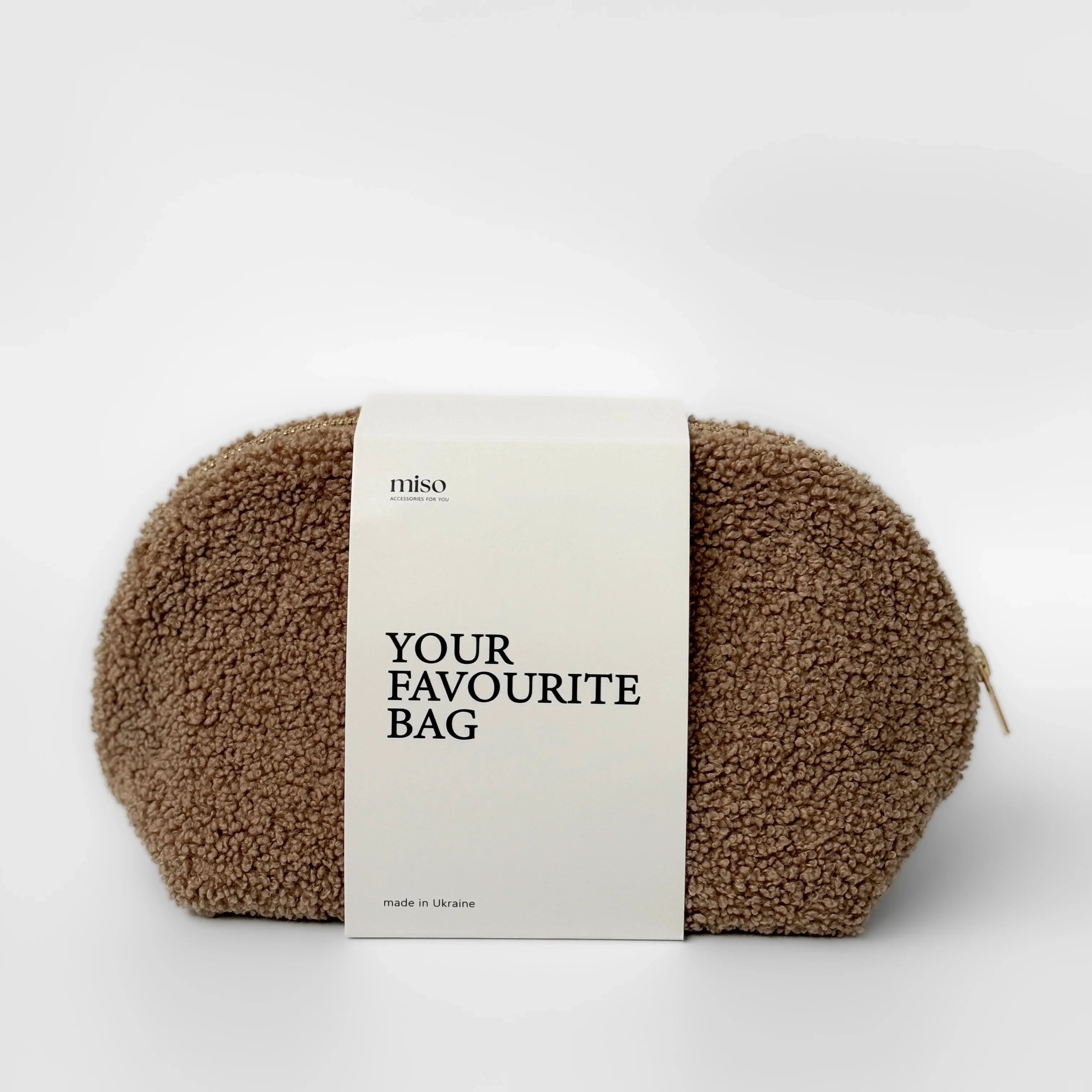 Kosmetyczka TEDDY, jasnobrązowa, mała