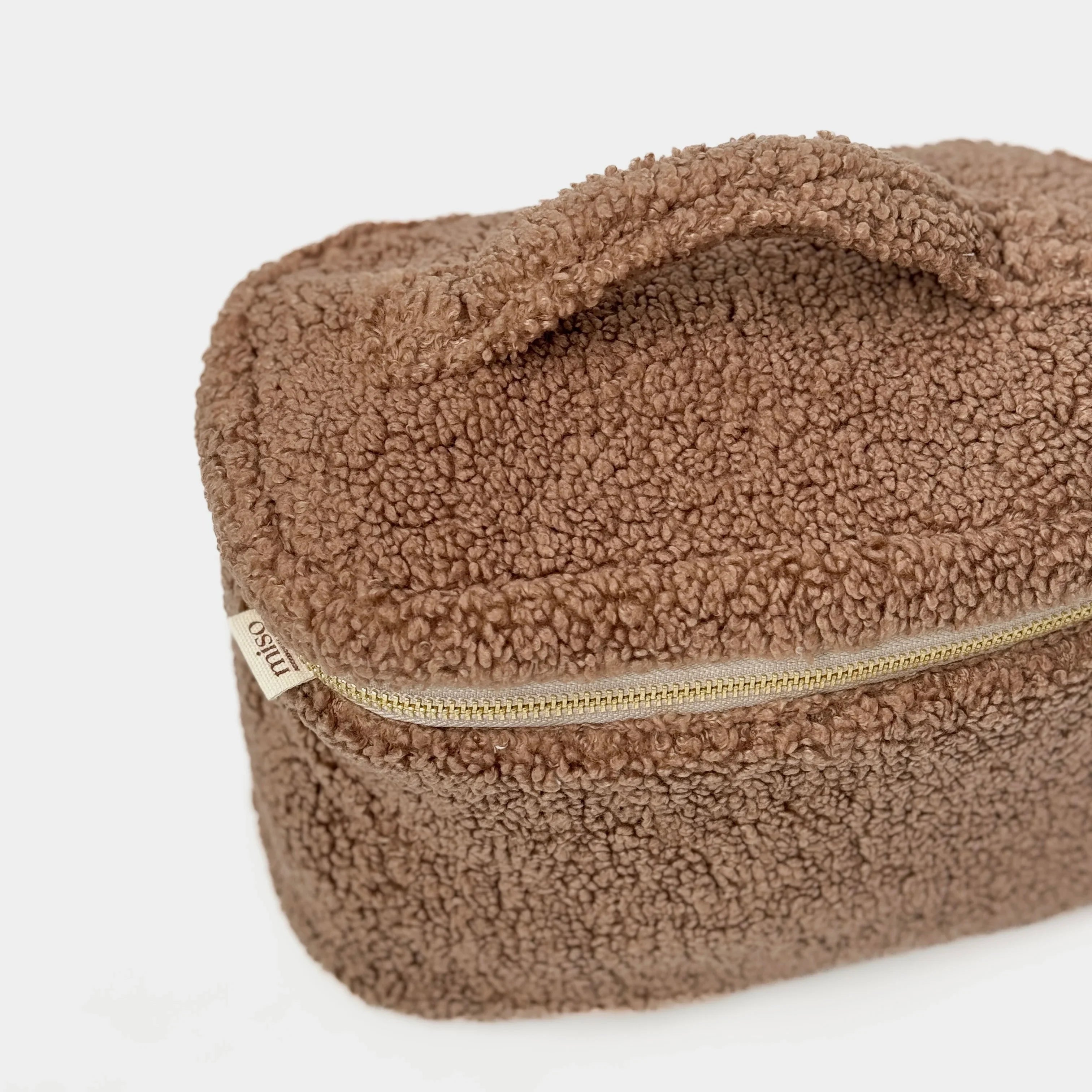 Kosmetyczka TEDDY, brązowa, średnia kuferek