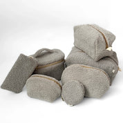 Kosmetyczka TEDDY, kufer, szara