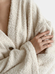 Spodnie Soft frotte, mleczne