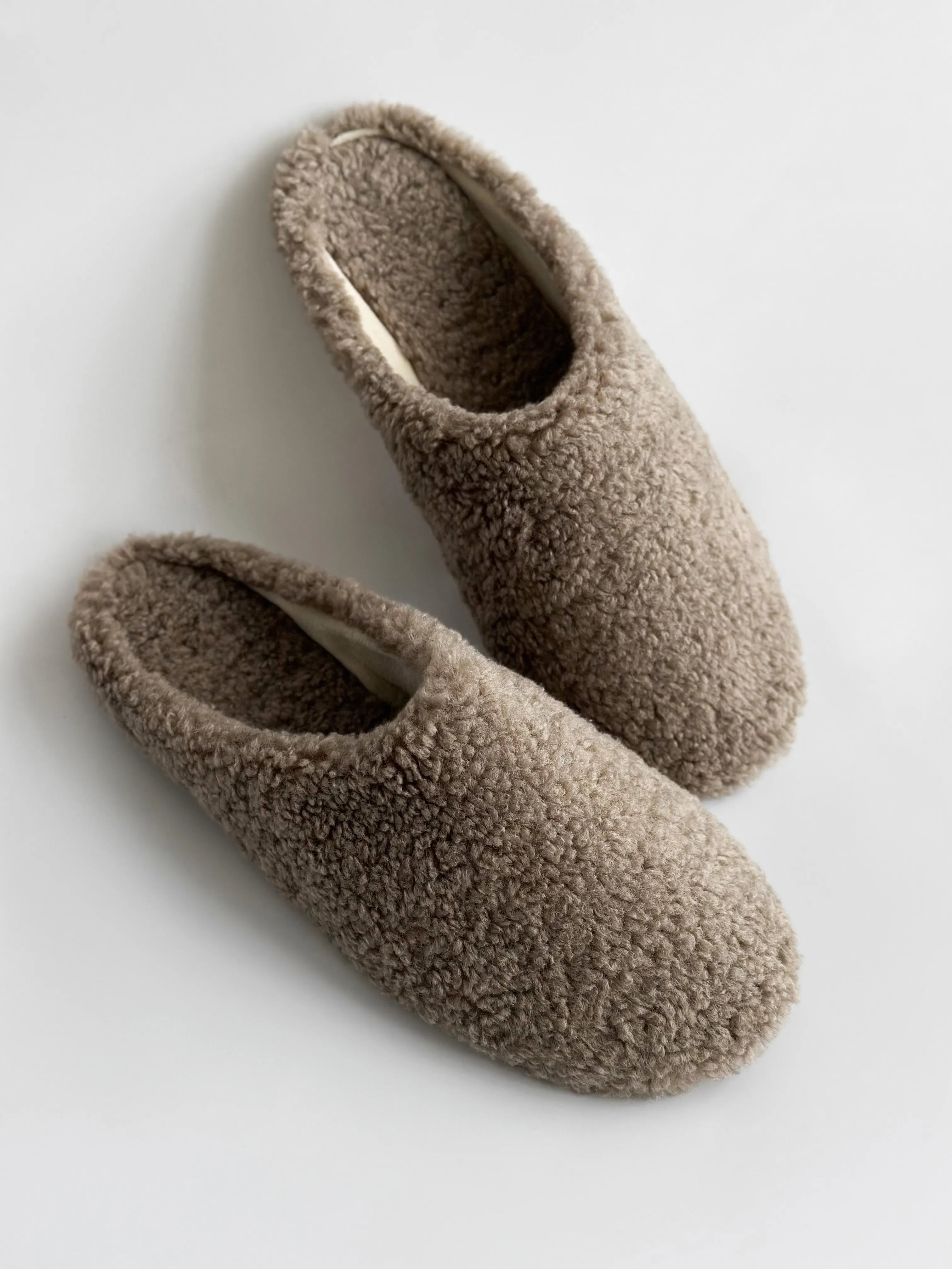 Muły damskie TEDDI, khaki