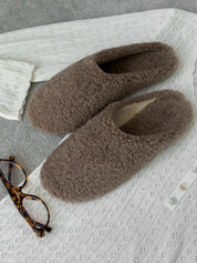 Muły damskie TEDDI, khaki