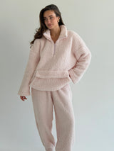 Komplet TEDDY CHMURKA anorak i spodnie, różowy