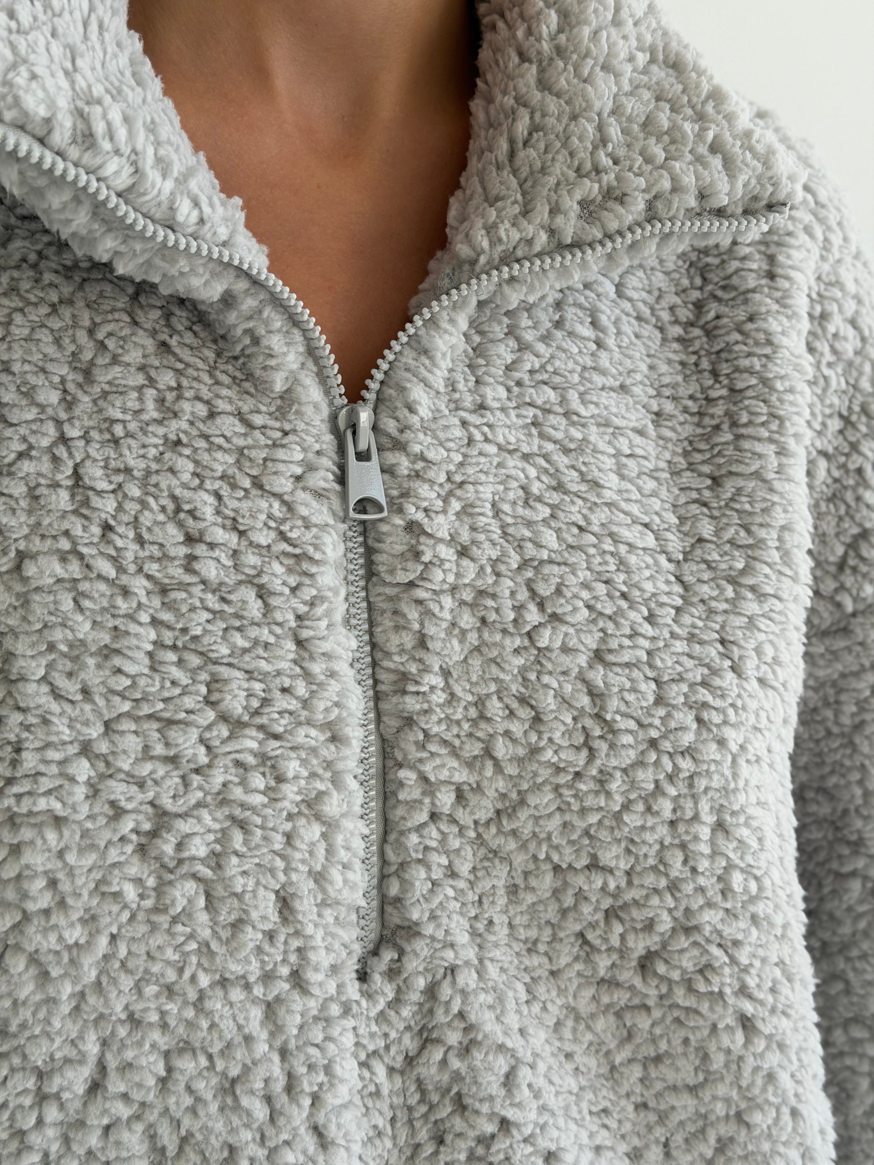 Komplet TEDDY CHMURKA anorak i spodnie, szary