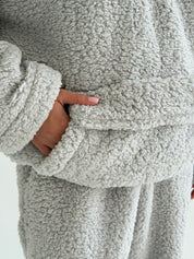 Komplet TEDDY CHMURKA anorak i spodnie, szary