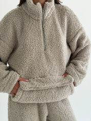 Komplet TEDDY CHMURKA anorak i spodnie, popielaty