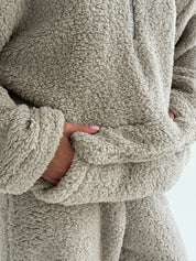 Komplet TEDDY CHMURKA anorak i spodnie, popielaty