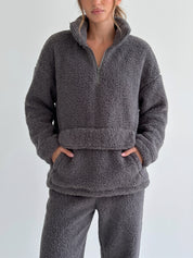 Komplet TEDDY CHMURKA anorak i spodnie, grafitowy