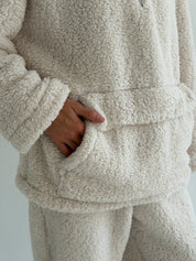 Komplet TEDDY CHMURKA anorak i spodnie, mleczny