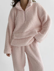 Komplet TEDDY CHMURKA anorak i spodnie, różowy