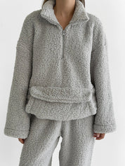 Komplet TEDDY CHMURKA anorak i spodnie, szary
