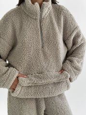 Komplet TEDDY CHMURKA anorak i spodnie, popielaty