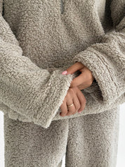 Komplet TEDDY CHMURKA anorak i spodnie, popielaty