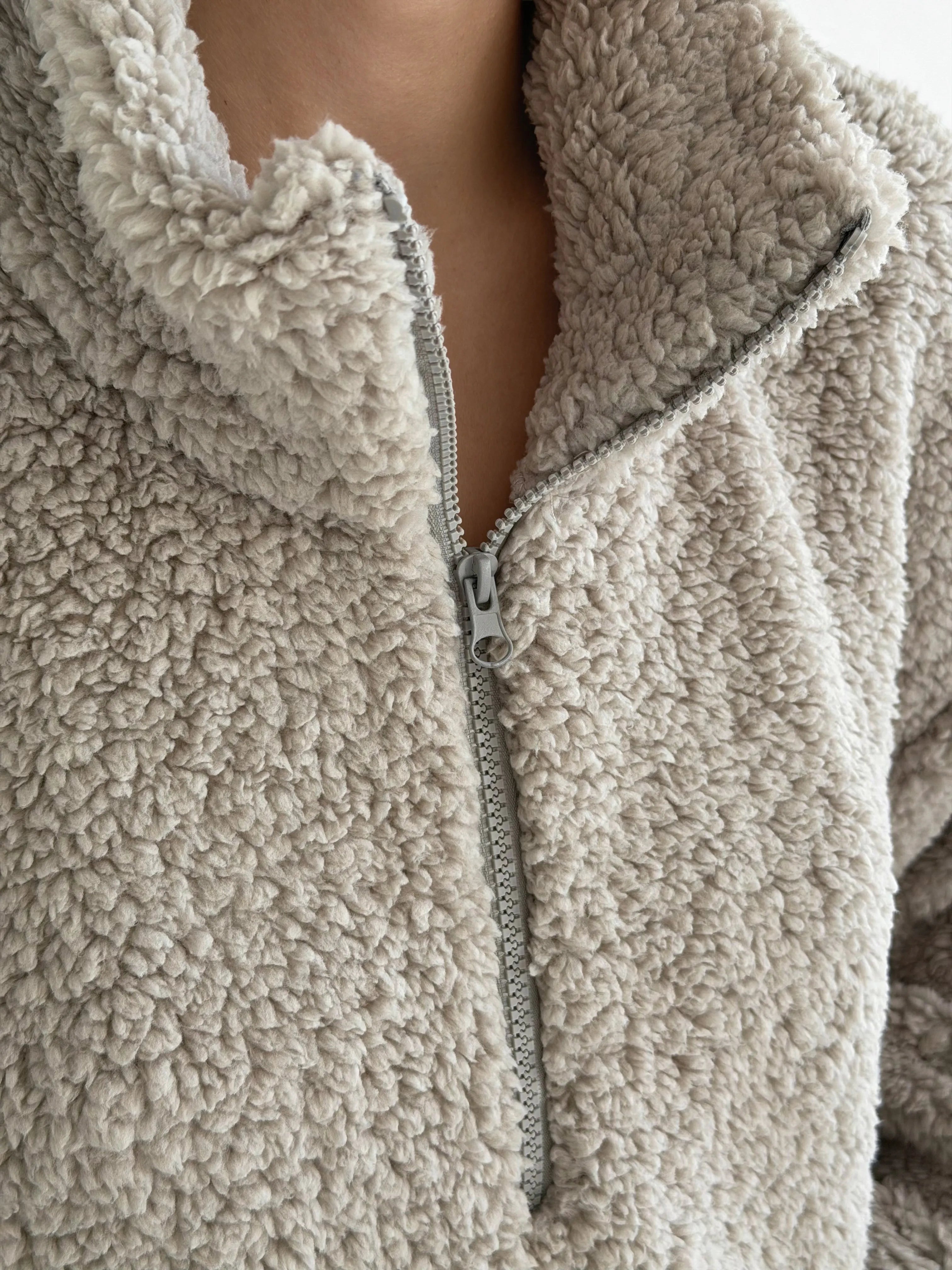 Komplet TEDDY CHMURKA anorak i spodnie, popielaty