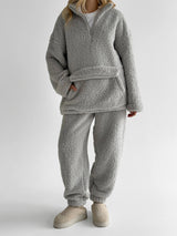 Komplet TEDDY CHMURKA anorak i spodnie, szary