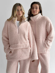 Komplet TEDDY CHMURKA anorak i spodnie, różowy
