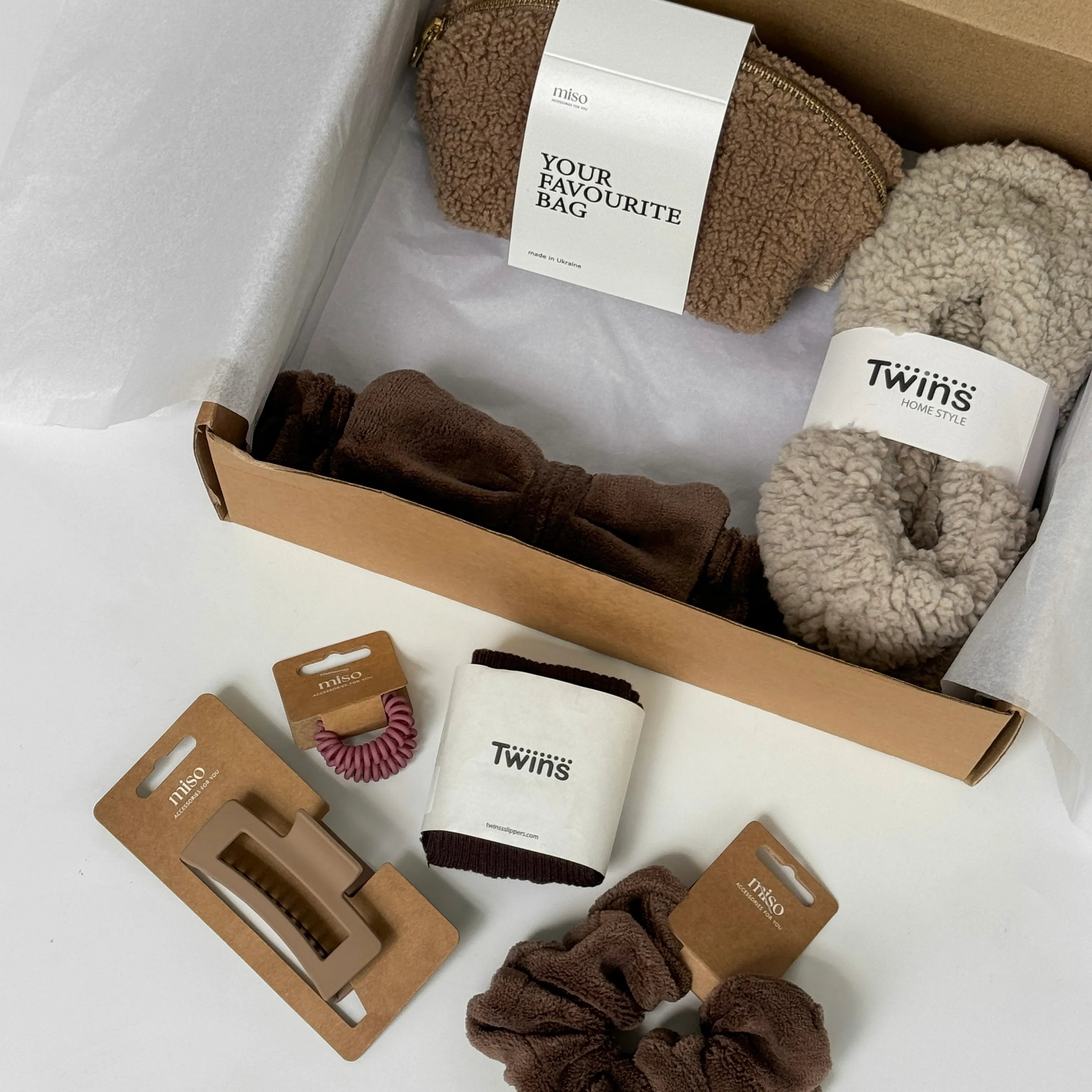 Zestaw TEDDY, brązowy