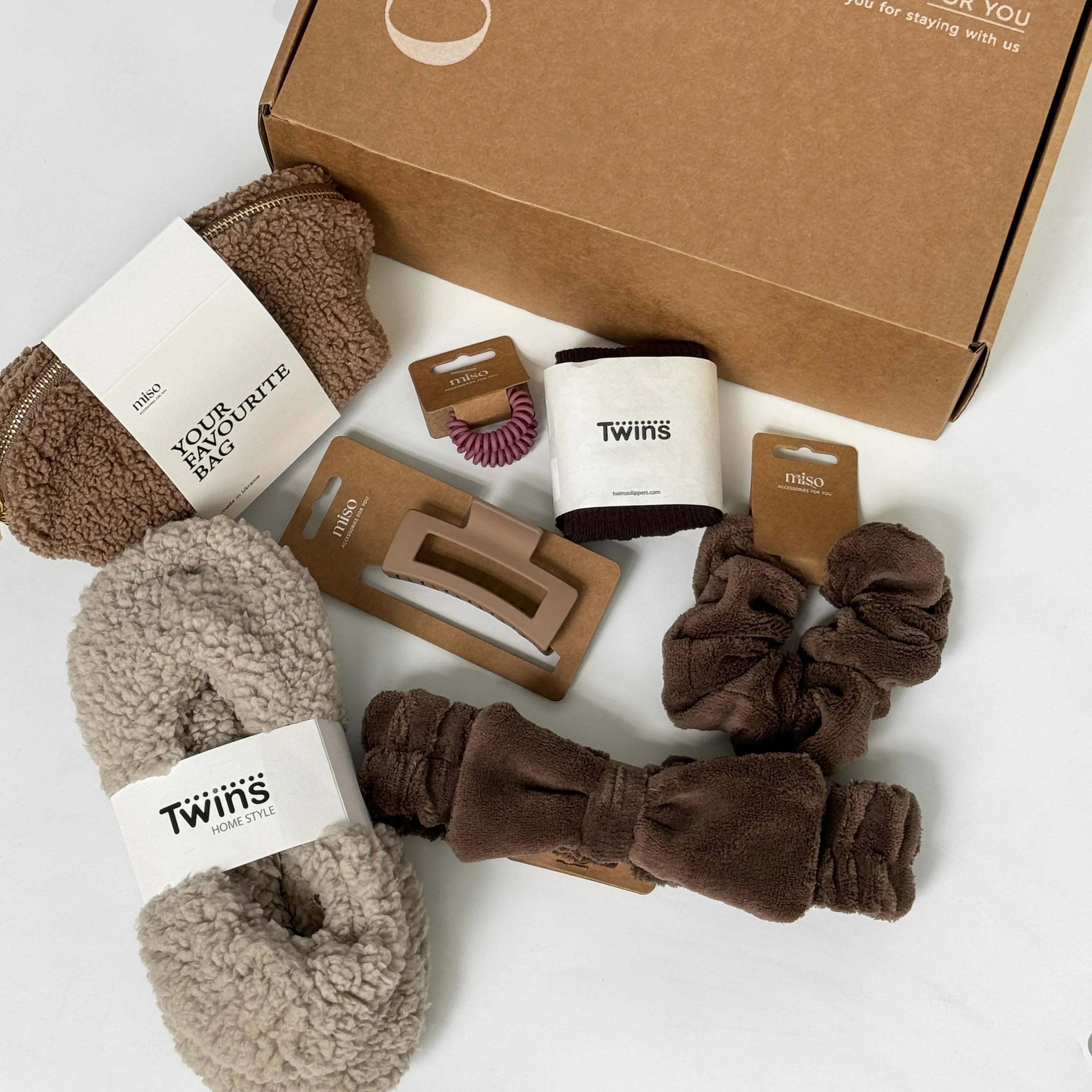 Zestaw TEDDY, brązowy