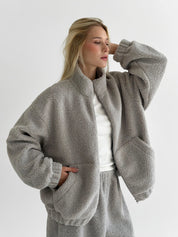 Komplet TEDDY bluza i spodnie, szary