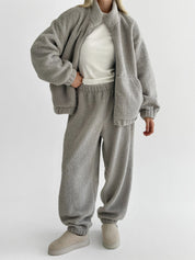 Komplet TEDDY bluza i spodnie, szary