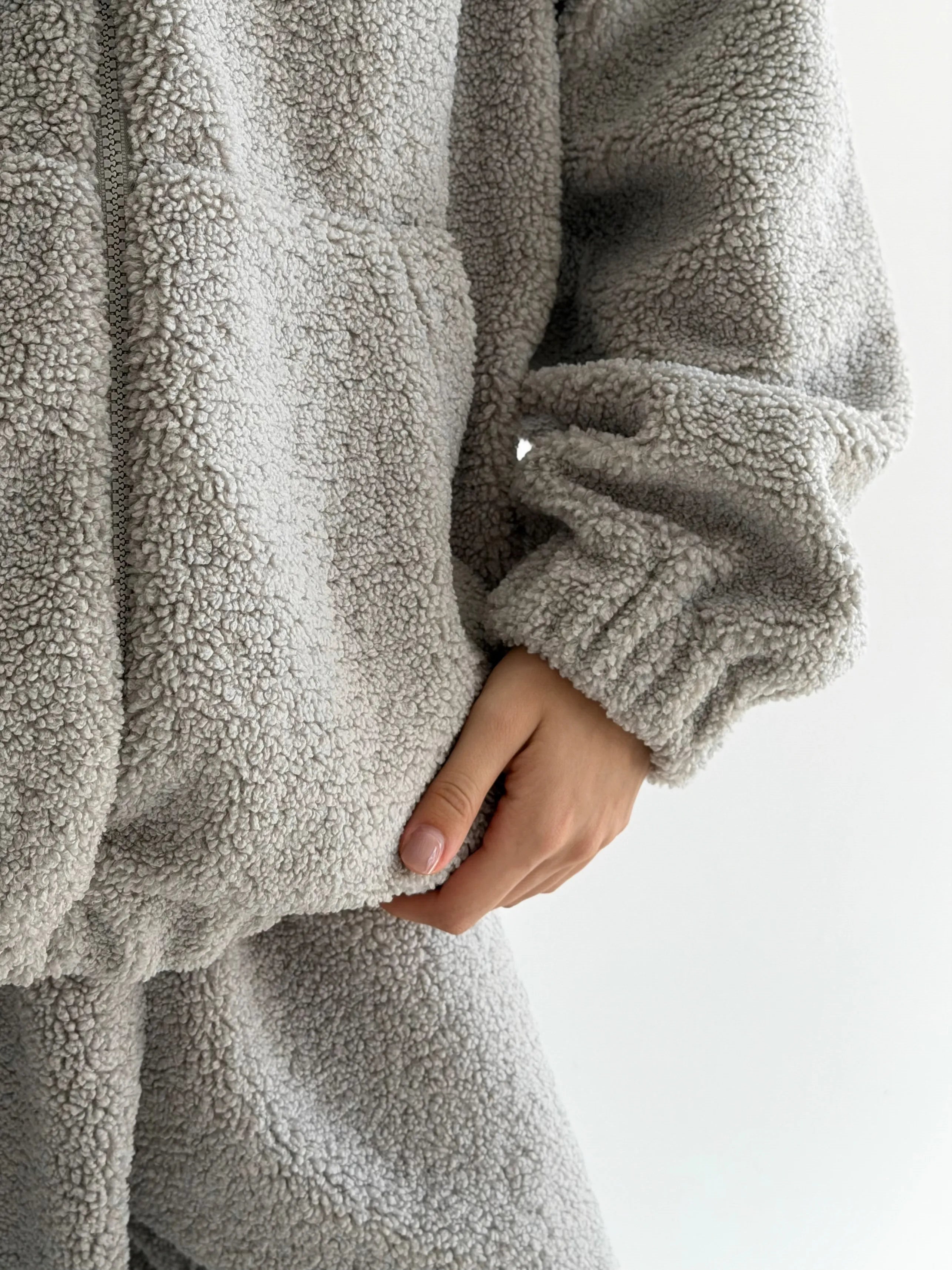 Komplet TEDDY bluza i spodnie, szary