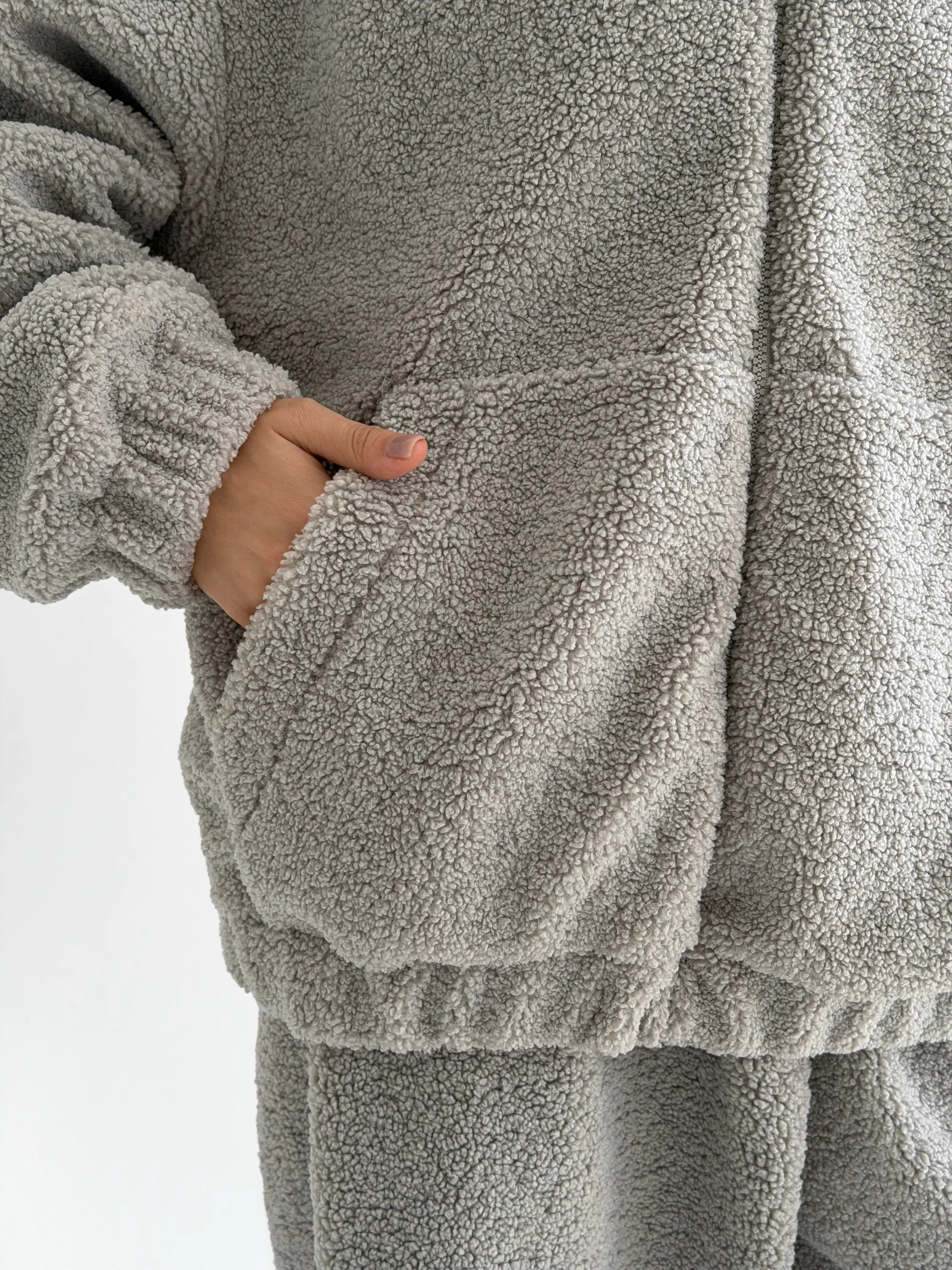 Komplet TEDDY bluza i spodnie, szary