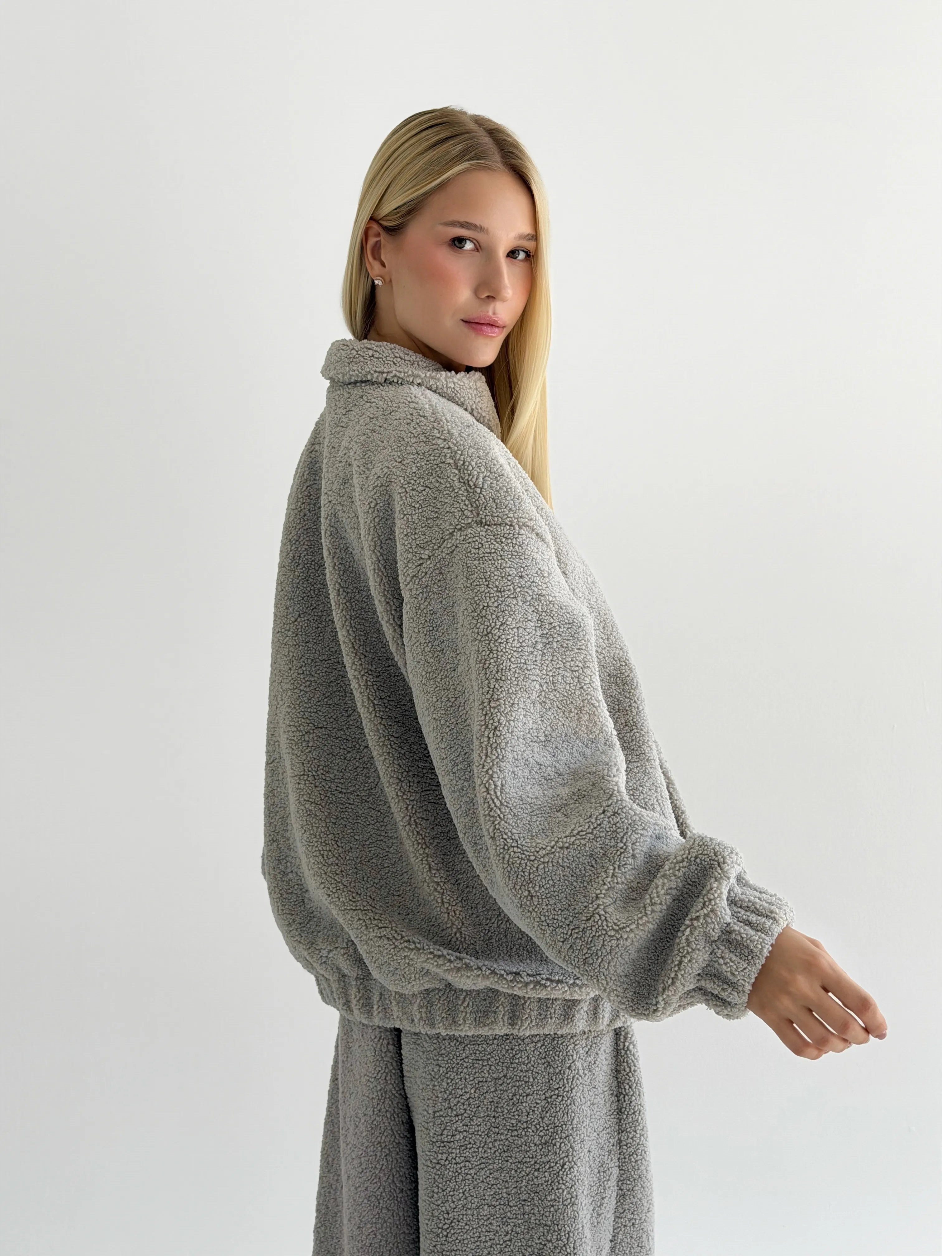Komplet TEDDY bluza i spodnie, szary