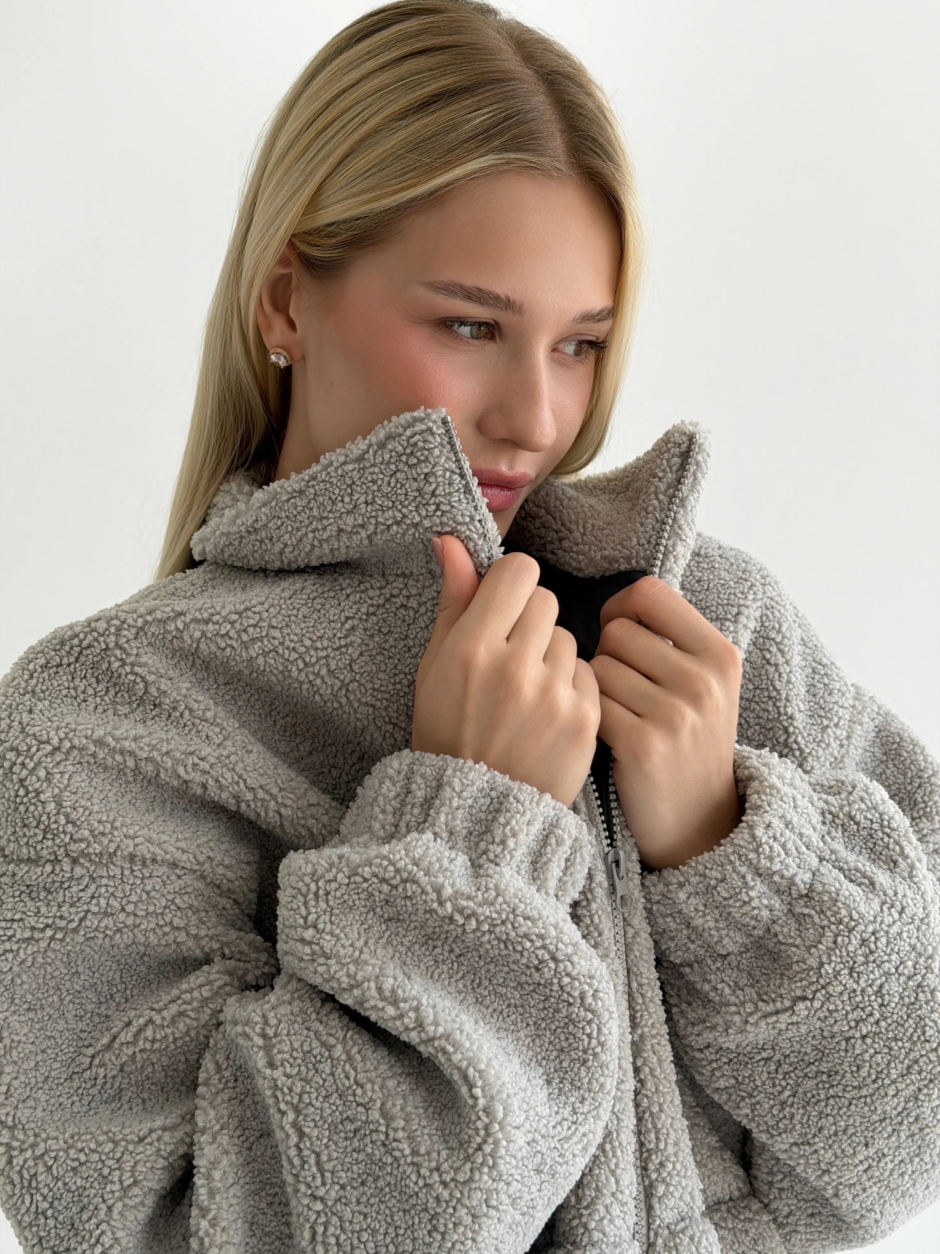 Komplet TEDDY bluza i spodnie, szary