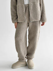 Komplet TEDDY CHMURKA bluza na zamek i spodnie, popielaty