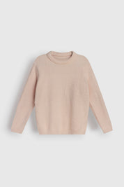 Bluza Soft dziana, beżowa