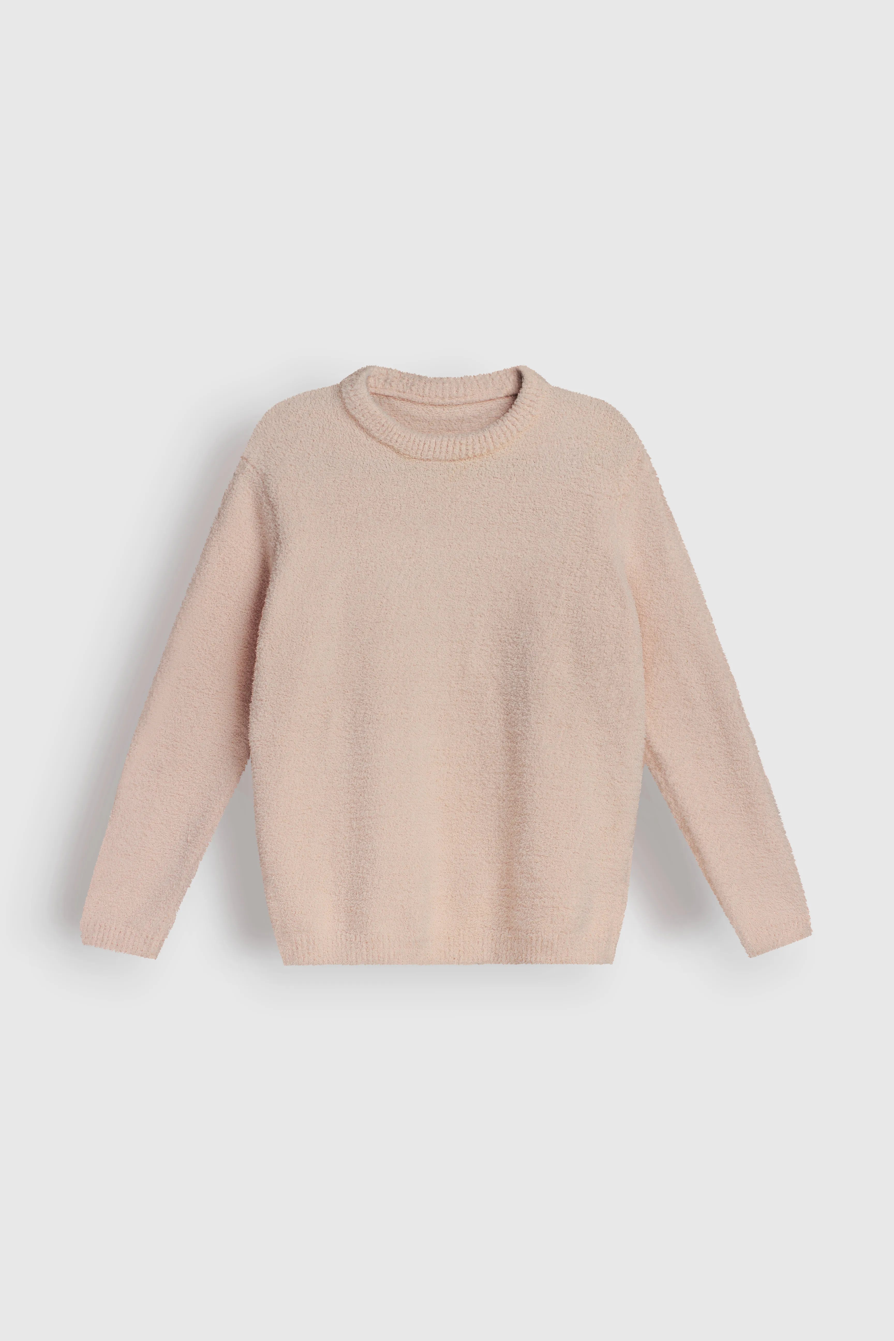 Bluza Soft dziana, beżowa