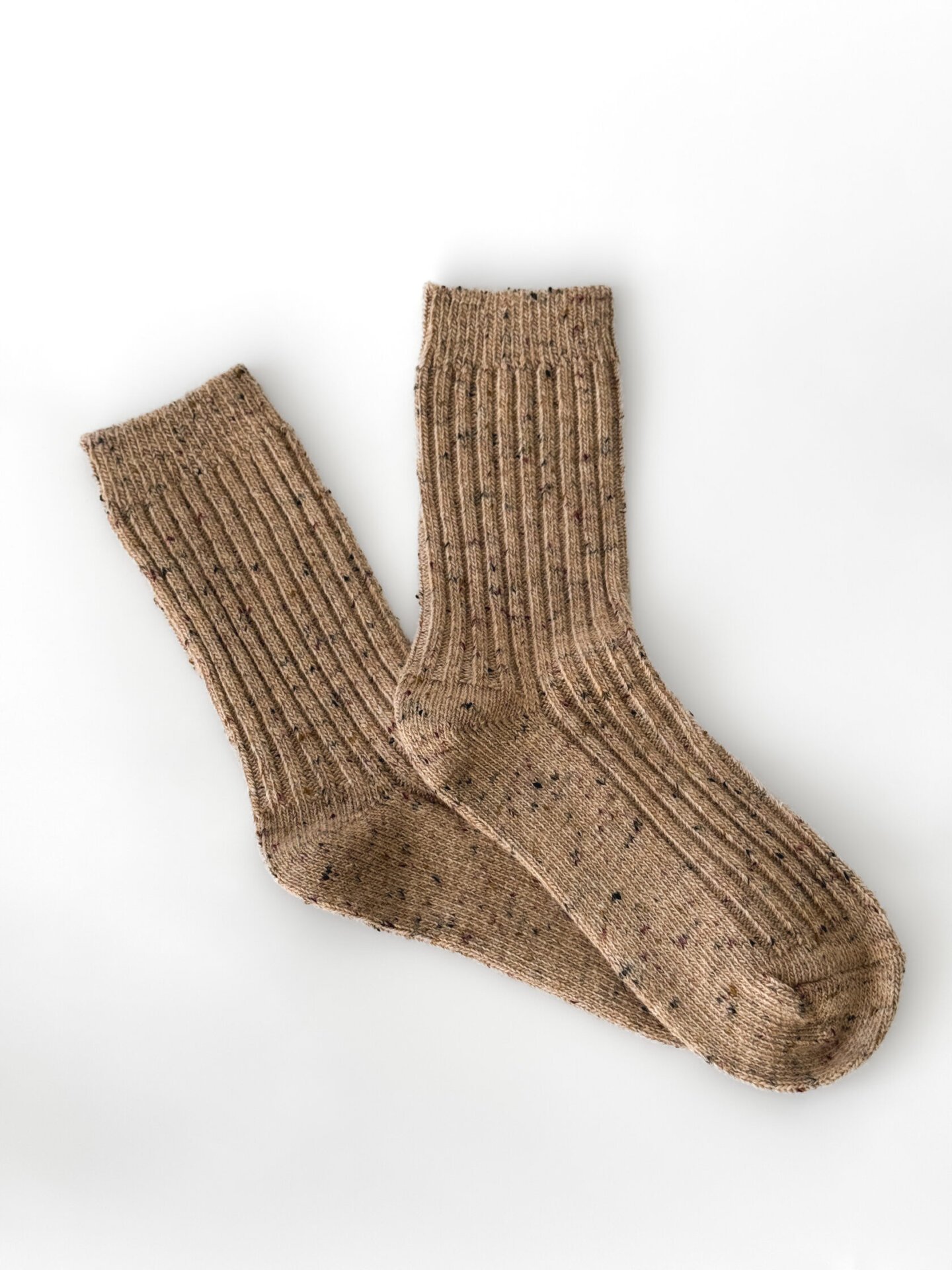 Skarpetki standard, brązowy melanż