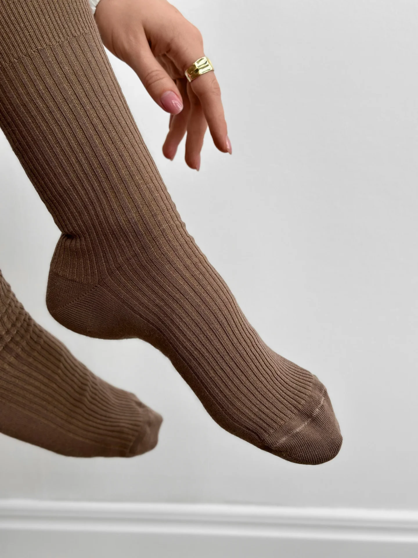 Skarpetki, brązowe