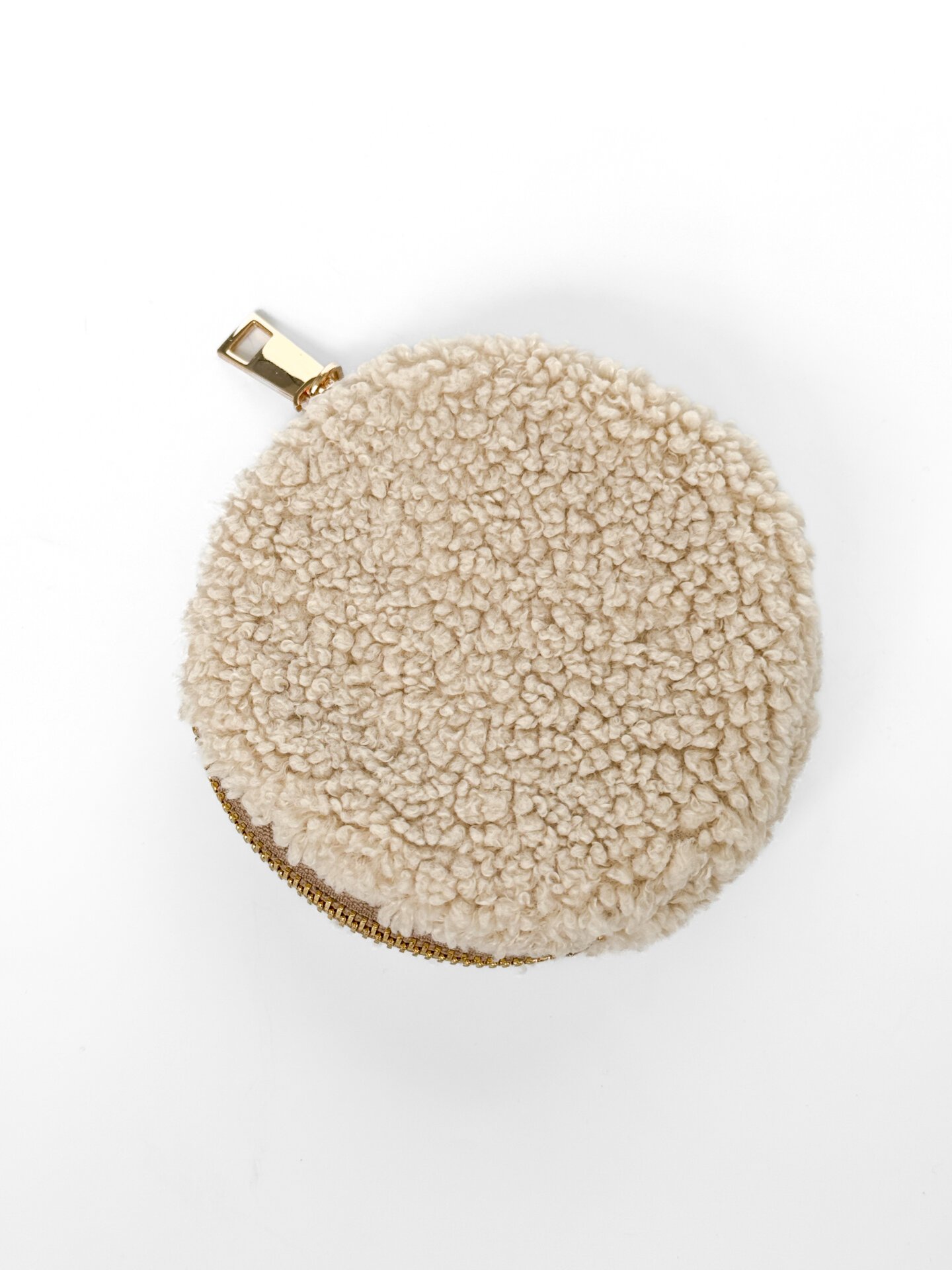 Kosmetyczka TEDDY okrągła, beżowa