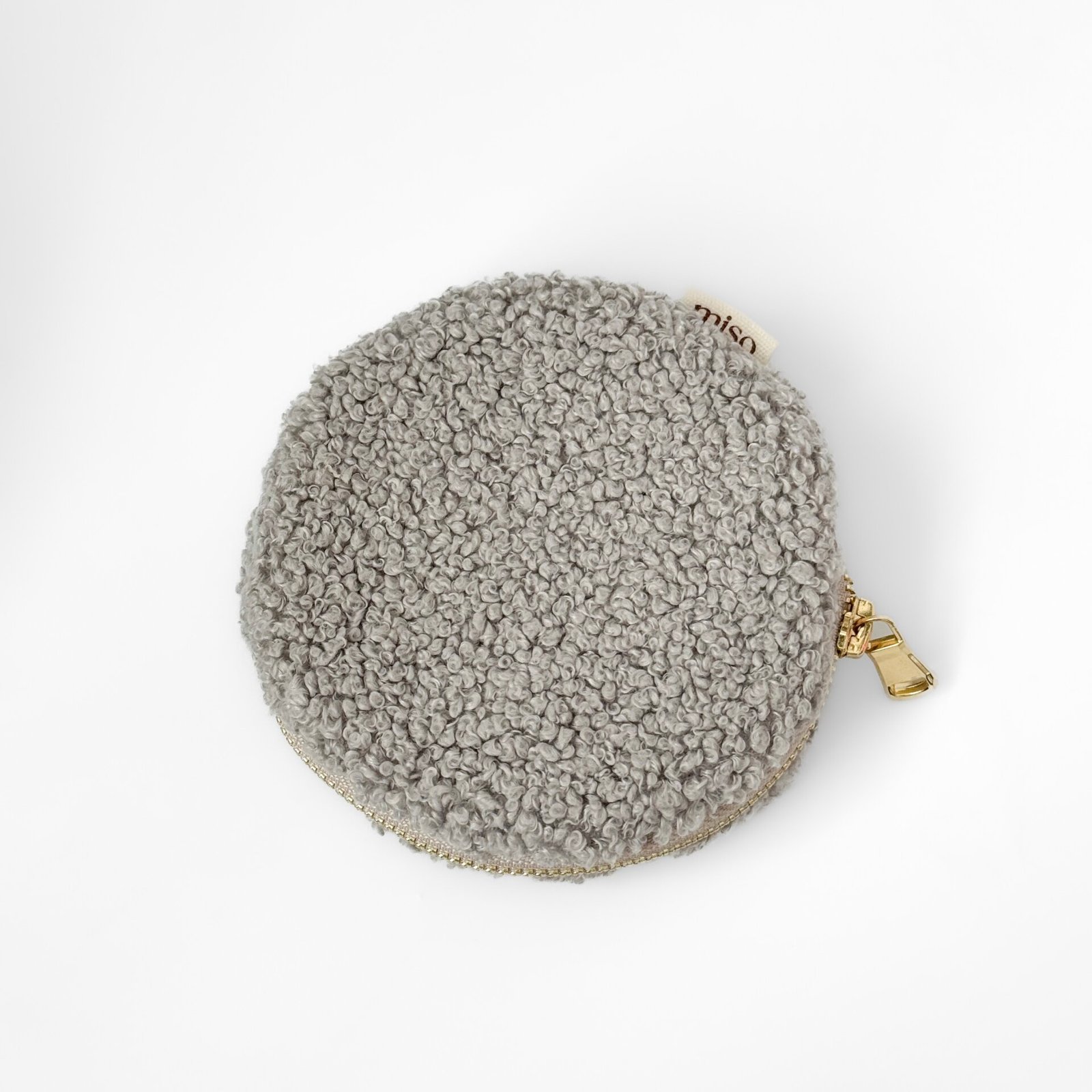 Kosmetyczka TEDDY okrągła, szara