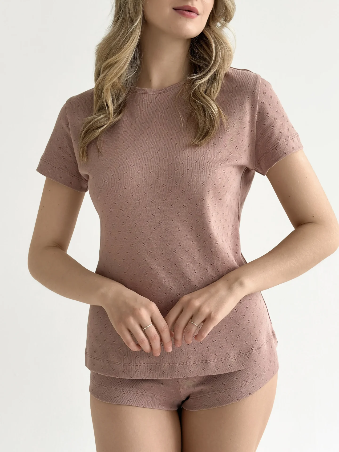 Koszulka z ribany, wizonowa